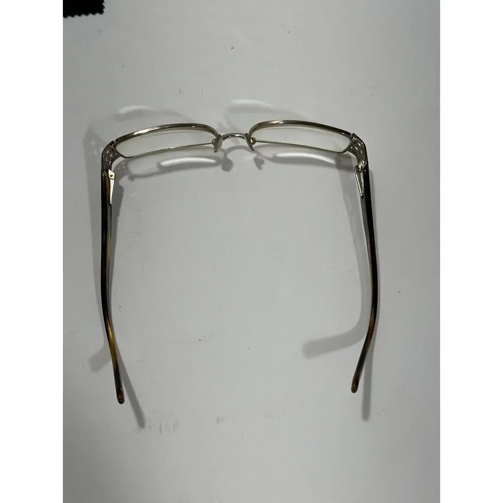 Versace MOD 1160 1052 Gold Brown Eyeglasses Frames 53-16 130 Italy + Case &Cloth